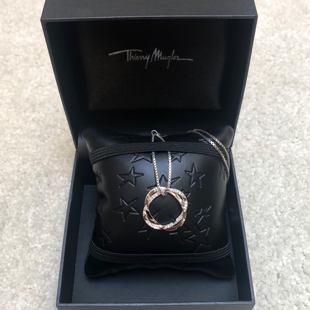 Thierry Mugler Rhinestone necklace. One of a kind!